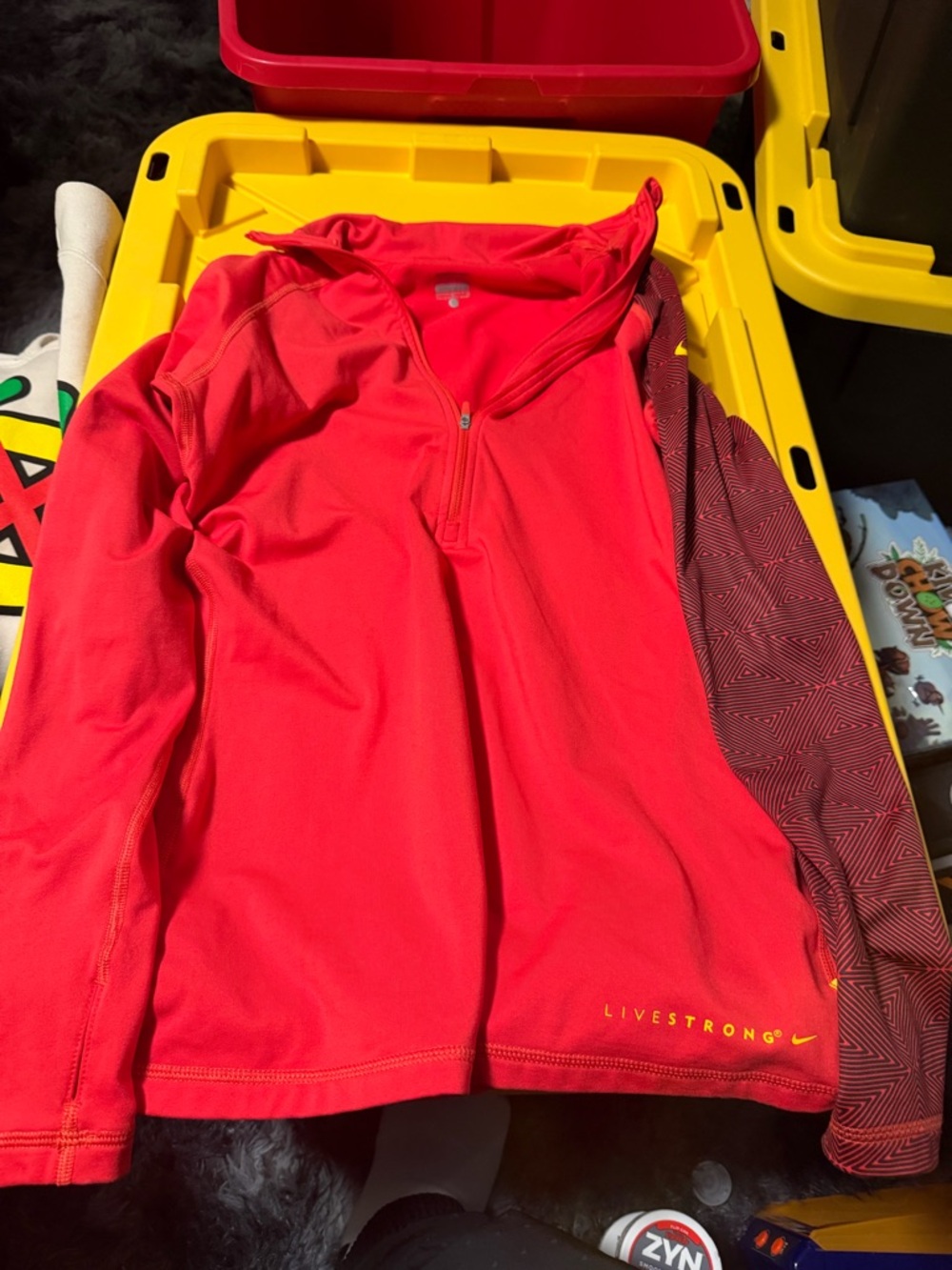 Nike Pink Athletic Quarter-Zip Top